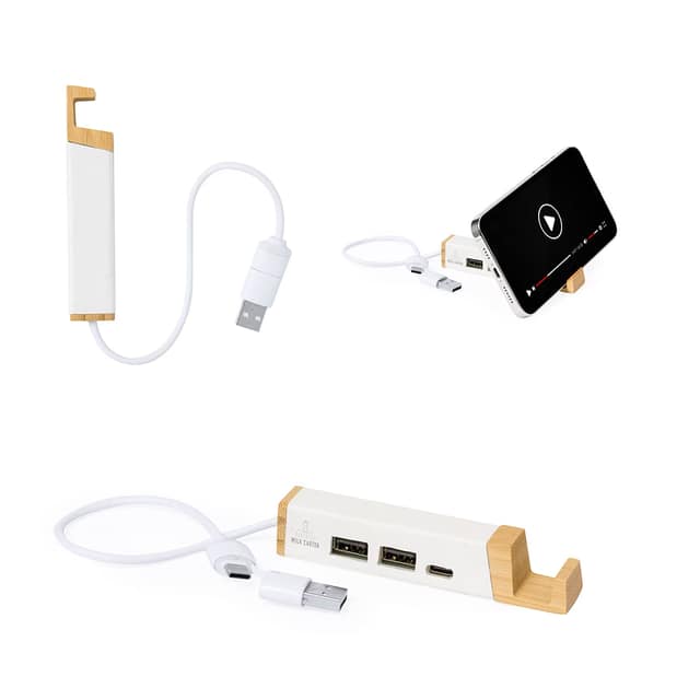 USB Çoklayıcı - Bambu
