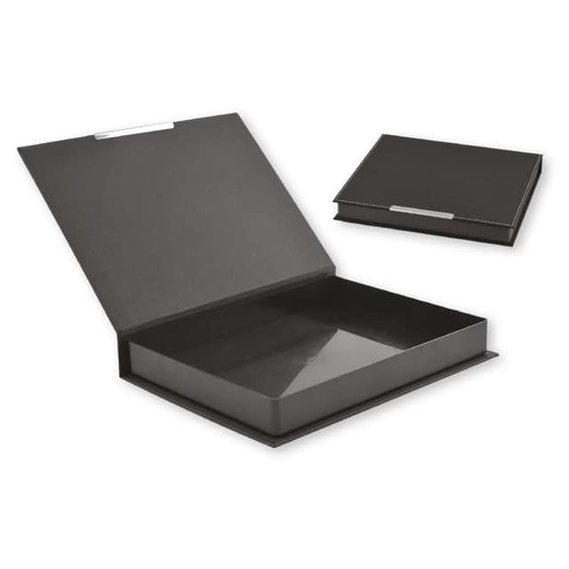 Suni Deri Set Kutusu (27x25x3,5 cm) - Siyah