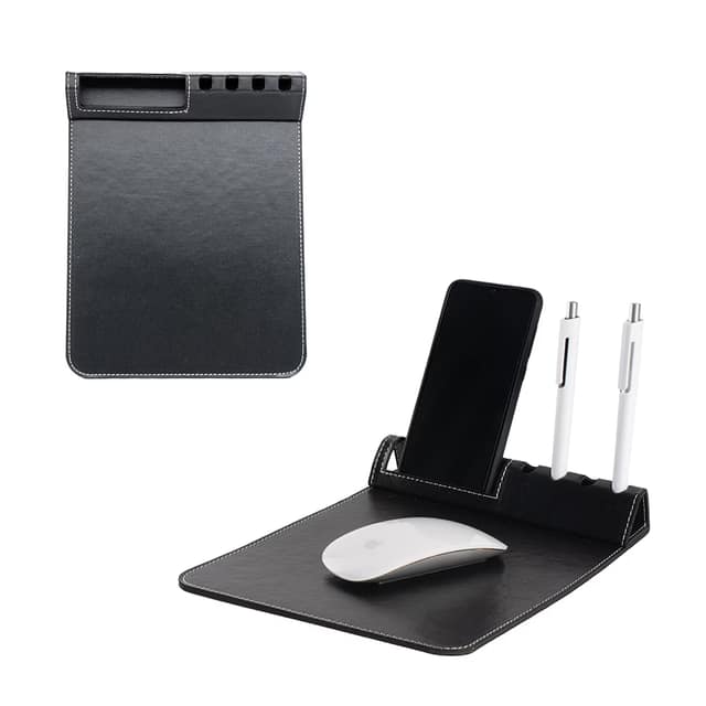 Suni Deri Mouse Pad - Siyah