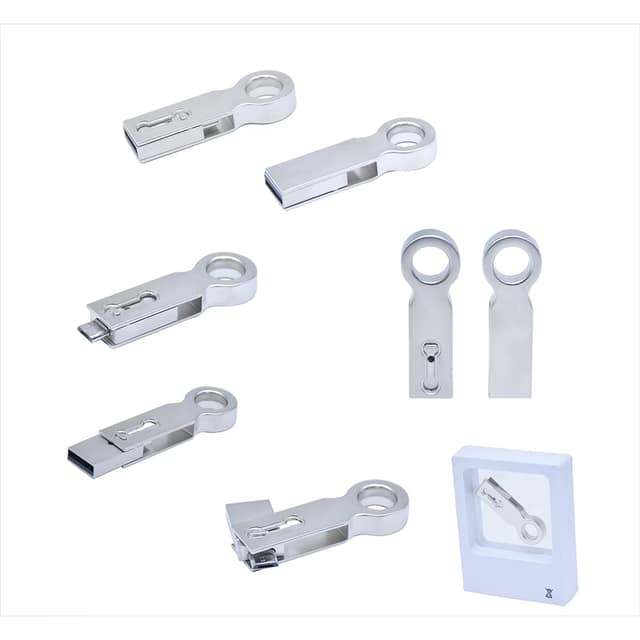 16 GB Metal USB Bellek - Gümüş / 16 GB