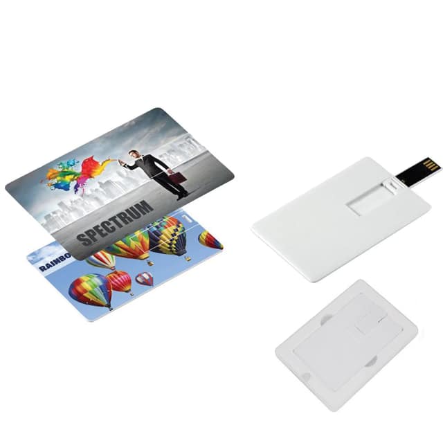 32 GB Kartvizit USB Bellek - Beyaz / 32 GB