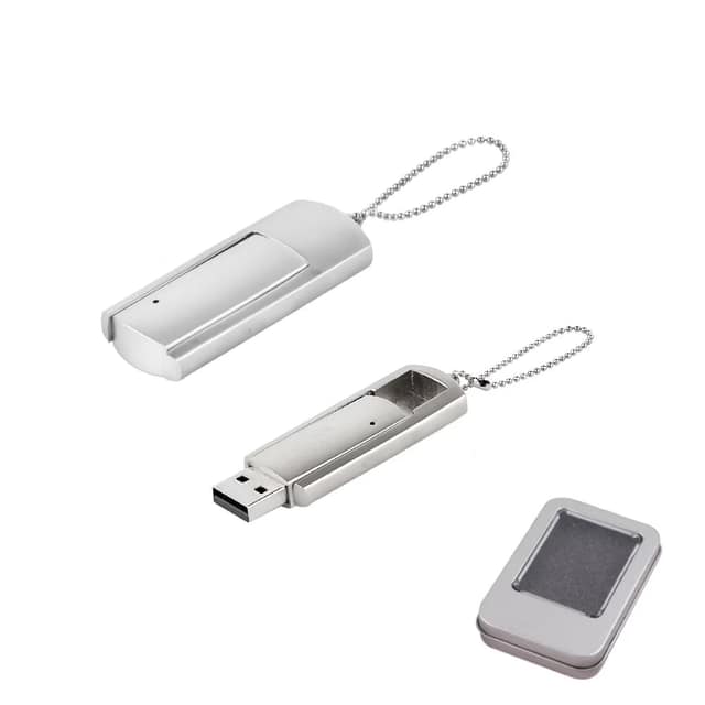 32 GB Metal USB Bellek - Gümüş / 32 GB