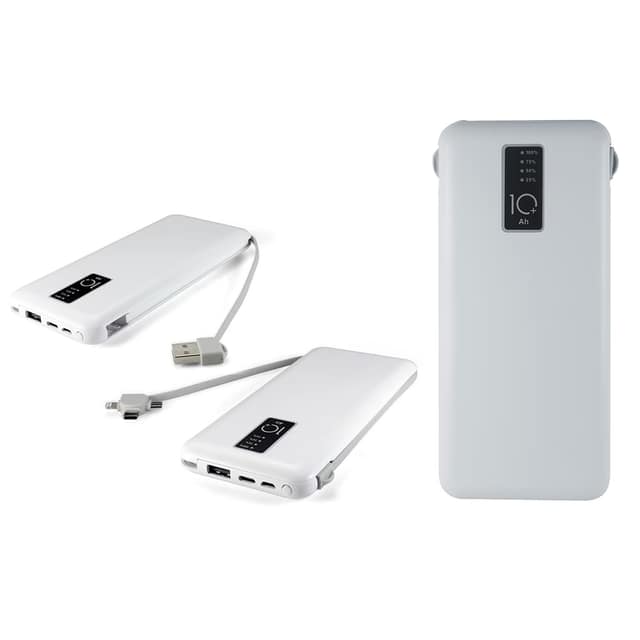 Powerbank 10000 mAh Mobil Şarj Cihazı - Beyaz