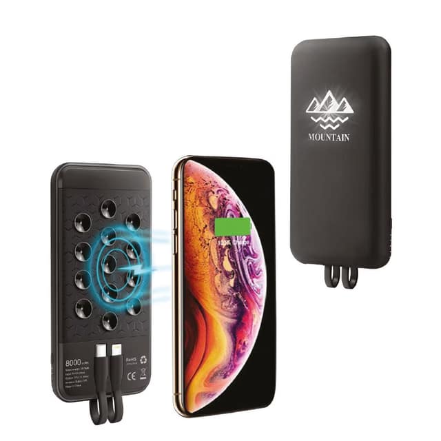 Powerbank 8000 mAh Mobil Şarj Cihazı - Siyah