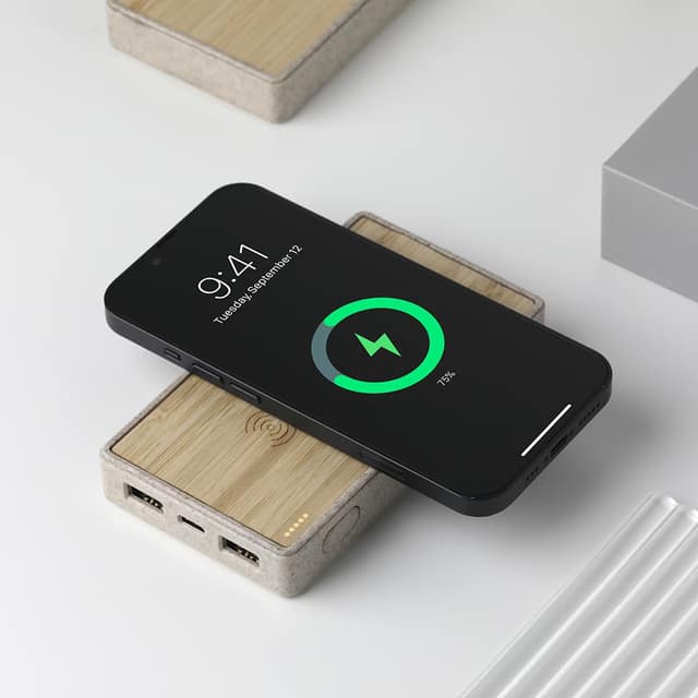 Powerbank 1000 mAh Bambu Wireless Mobil Şarj Cihazı - Bambu