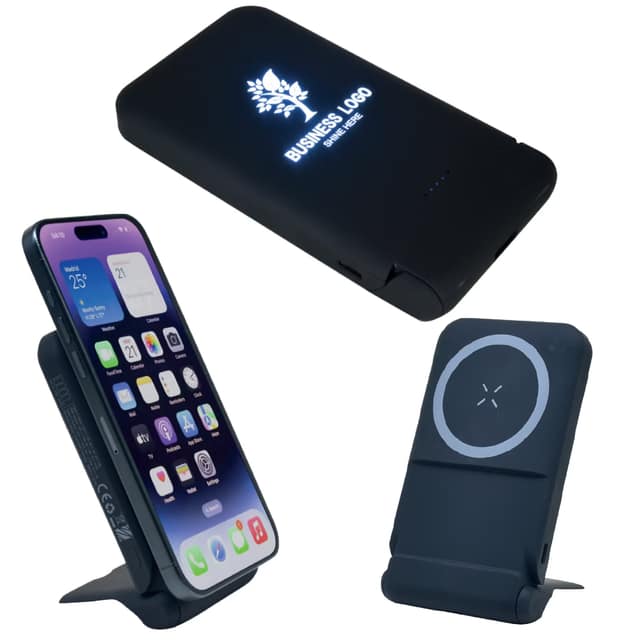 Wireless Mobil Şarj Cihazı - Siyah