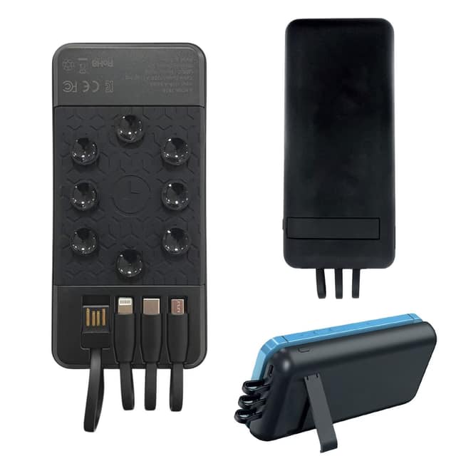 Vakumlu Wireless Powerbank - Siyah