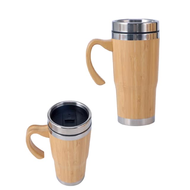 Bambu Termos Bardak 450 ml - Bambu / 450 ML