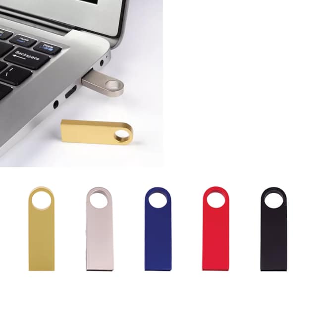 Metal Usb Bellek 16 GB - PARLAK FÜME