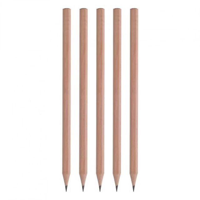 Naturel Köşeli Kurşun Kalem