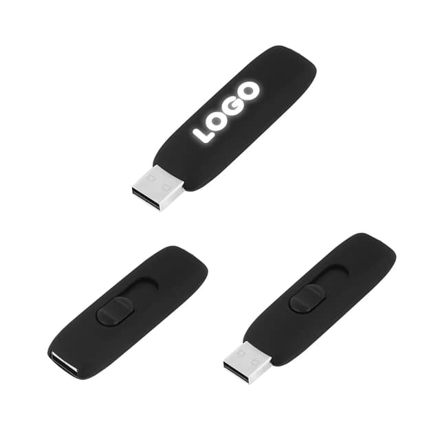 Işıklı Usb Bellek 32 GB - SİYAH