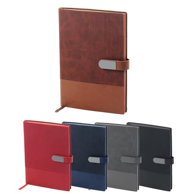 Termo Deri Tarihsiz Defter ( 14,5 x 21 cm ) - SİYAH