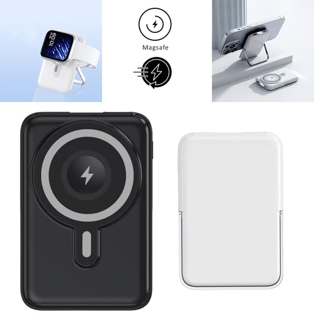 Powerbank 10000 mAh ( Magsafe & 22,5w Hızlı Şarj ) - SİYAH