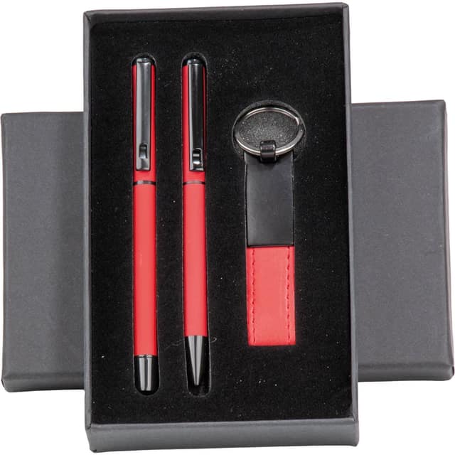 Hediyelik Set - Kırmızı / 17,5 x 11 x 3 cm