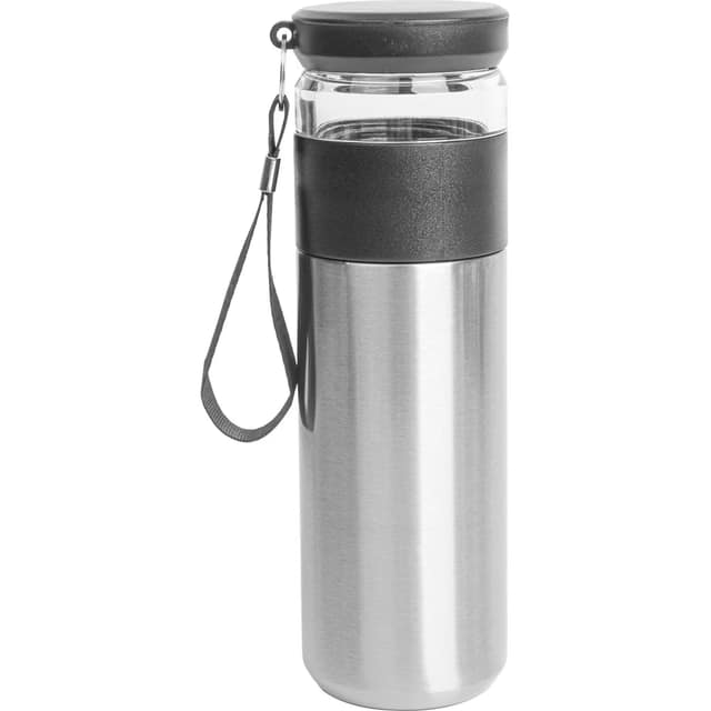 Demlikli Termos - Gümüş / 450 ml