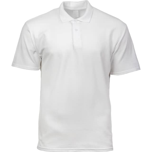 Polo Yaka Tişört - Beyaz / S Beden