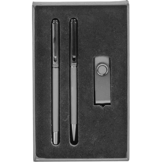 USB Kalem Set - Siyah / 16 GB