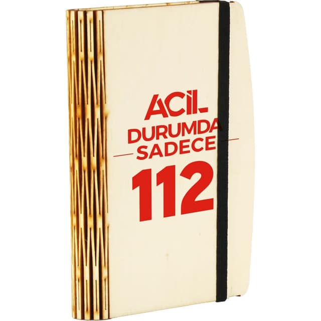 Ahşap Notluk - 10 x 13,5 x 2 cm