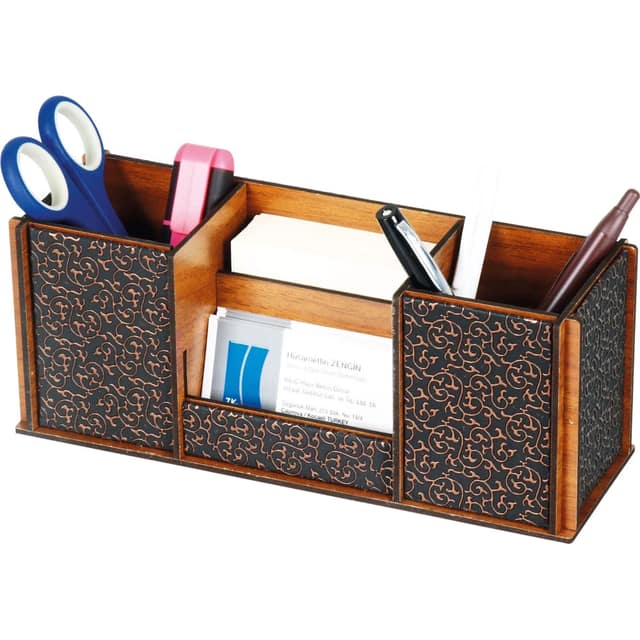 Ahşap Organizer - 7,5 x 9 x 23,4 cm