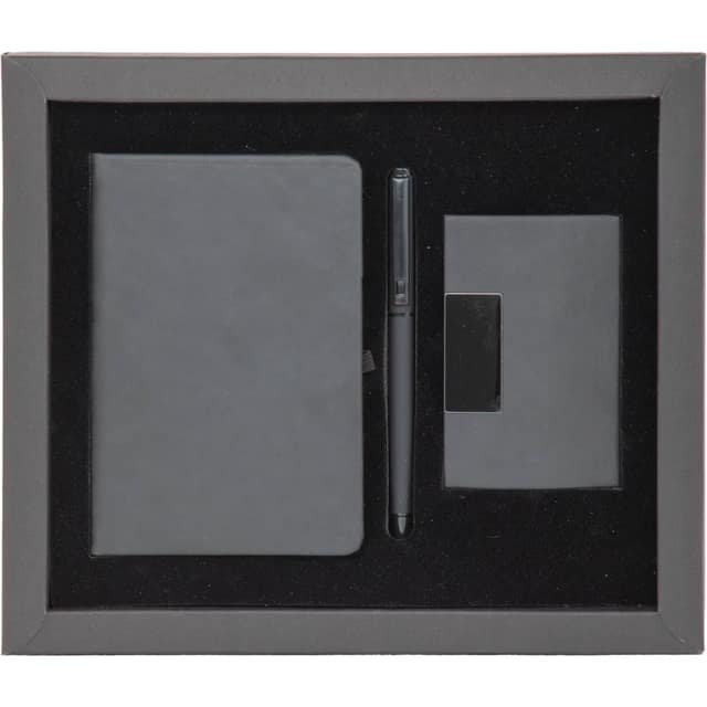 Hediyelik Set - Siyah / 24,7 x 21 x 2 cm