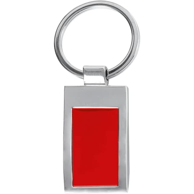 Tek Yön Anahtarlık - Kırmızı / 2 x 8,5 cm