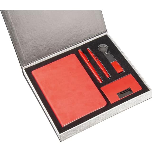 Hediyelik Set - Kırmızı / 28 x 26 x 3,5 cm
