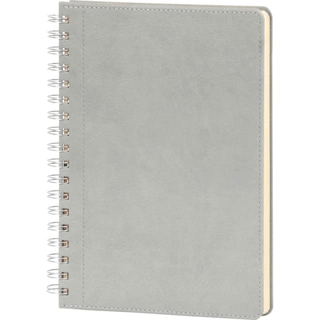 Spiralli Tarihsiz Defter - Gri / 20 x 28 cm
