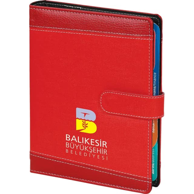 Organizer Ajanda - Kırmızı / 18 x 23 cm
