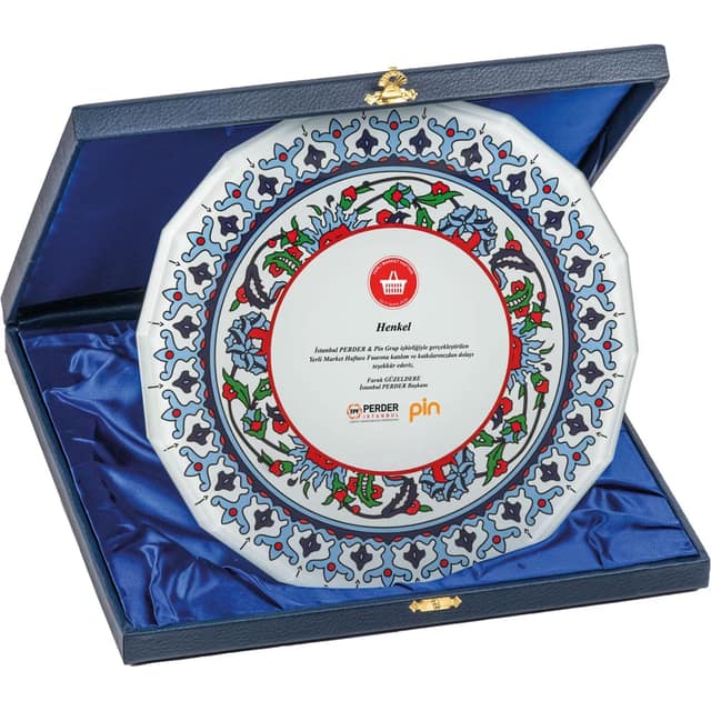 Kutulu Kristal Plaket - 25 x 25 cm