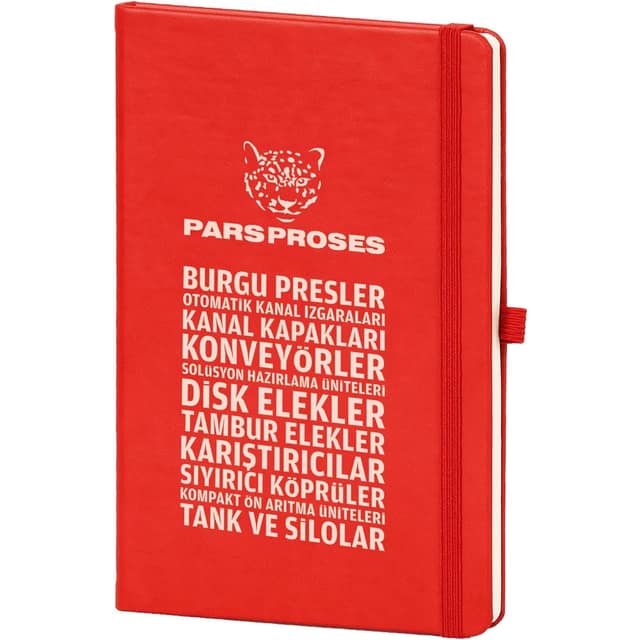 Tarihsiz Defter - Kırmızı / 13 x 21 cm