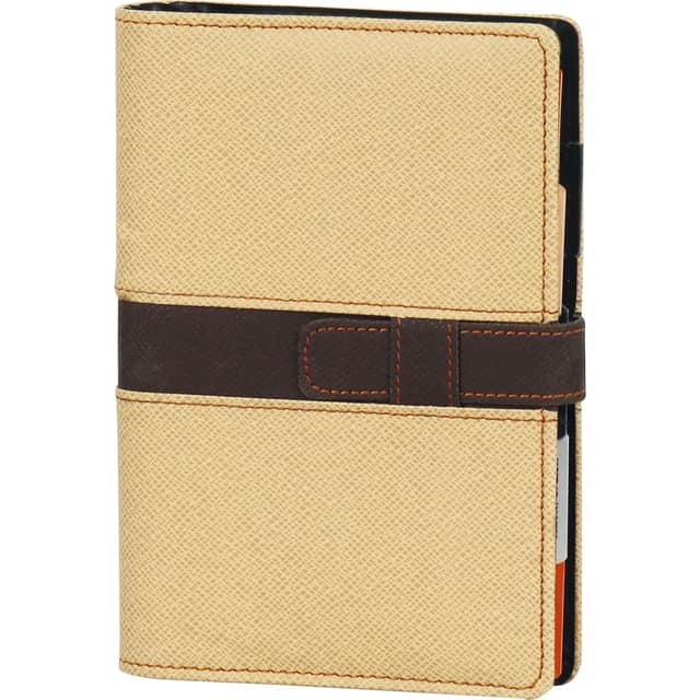 Organizer Cep Defteri - Krem / 12,5 x 18 cm