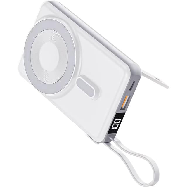 4 in 1 MagSafe PowerBank - Beyaz / 10.000 mAh