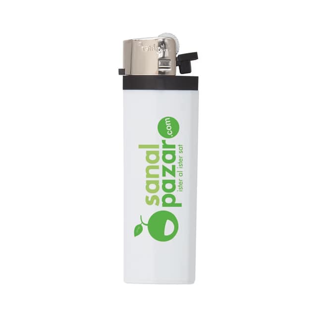 YMN-218 I-Lighter Taşlı Siboplu Çakmak - Beyaz