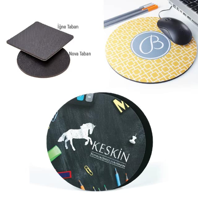 Standart Yuvarlak Mouse Pad - Yuvarlak
