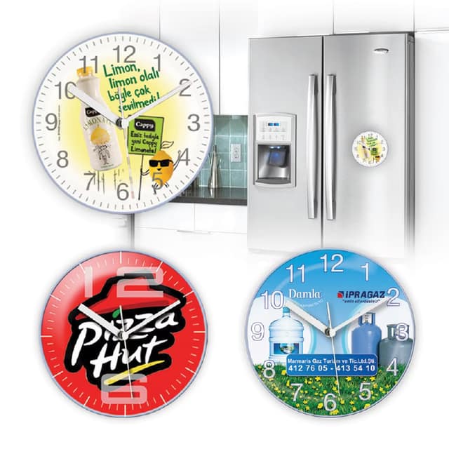 BS-118 Magnetli Buzdolabı Saati - Uni
