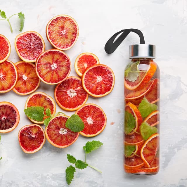 MTR-0213 Cam Matara (Siyah Kılıflı) / 500 ml - Cam / 500 ML