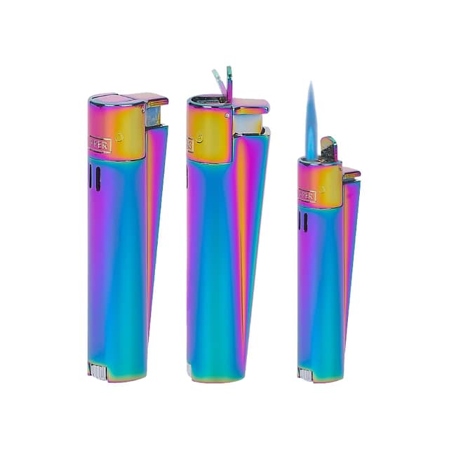 MJ-121 Clipper Metal Turbo Siboplu Çakmak - Mix-Icy