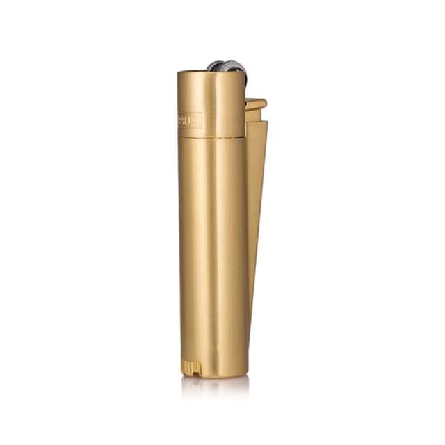 MT-112 Clipper Metal Siboplu Çakmak - Gold