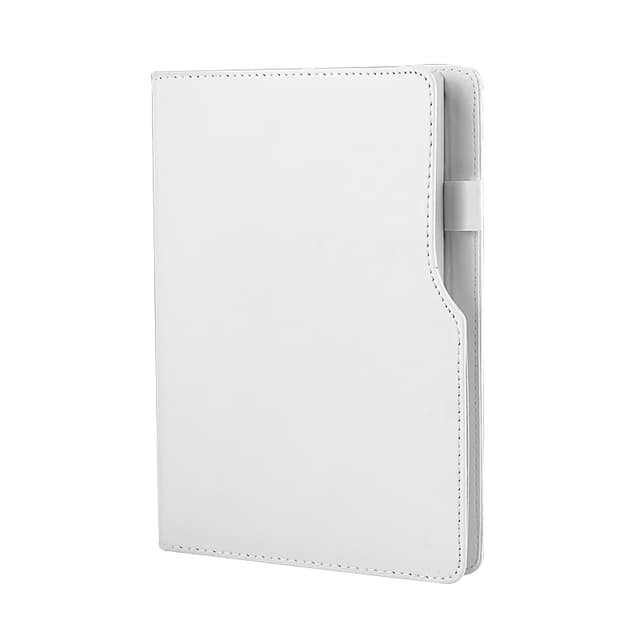 15 x 21 Termo Deri Defter (Holmen Kitap Kağıdı) - Beyaz