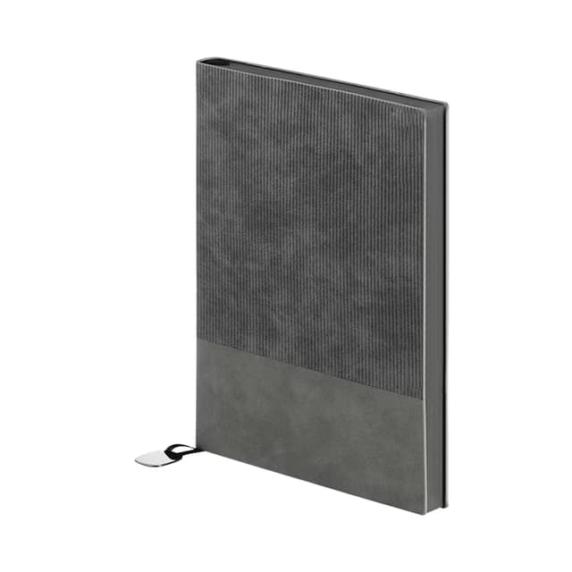 15 x 21 Yumuşak Kapaklı Termo Deri Defter - Gri