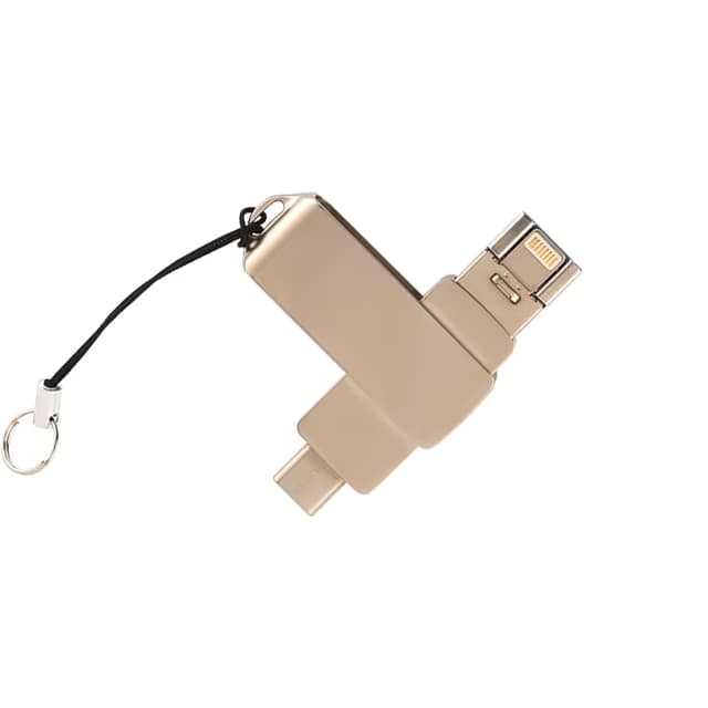 F-202-32 32 GB OTG Usb Bellek - Silver / 32 GB