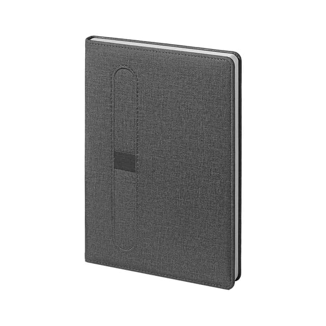 15 x 21 Termo Deri Defter - Gri