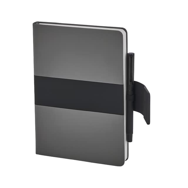 15 x 21 Termo Deri Defter - Gri