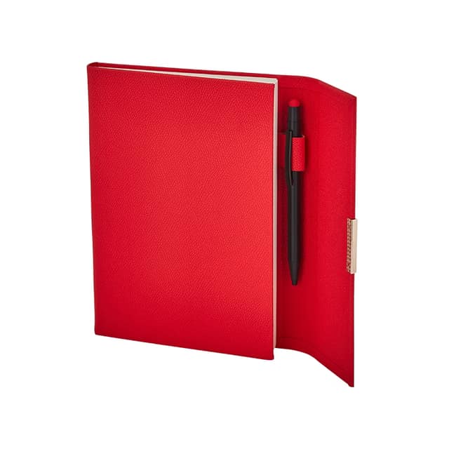 15 x 21 Termo Deri Defter - Kırmızı