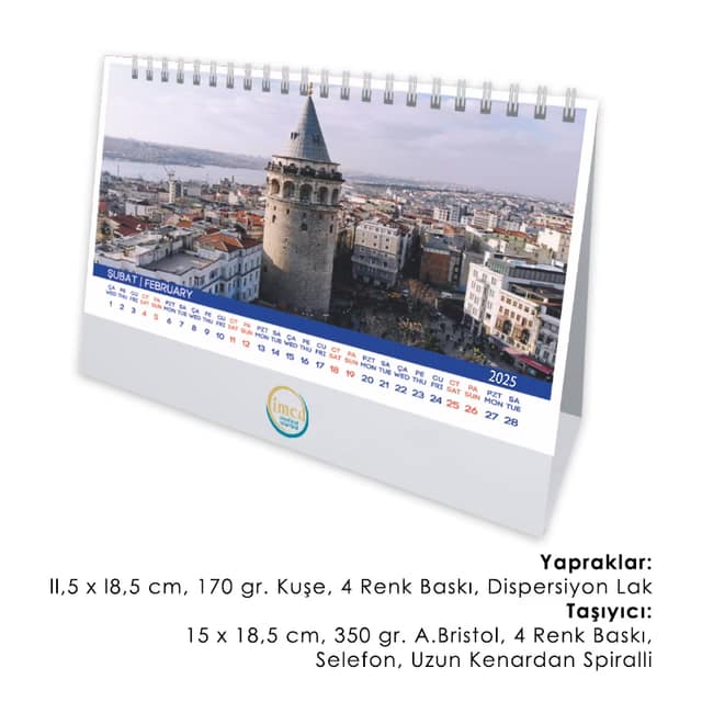 Üçgen Masa Takvimi - Uni