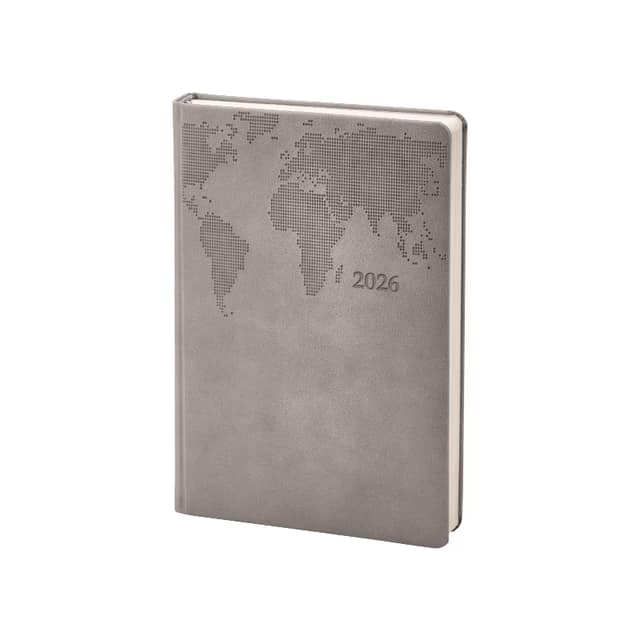 Termo Deri Tarihli Ajanda (Holmen Kitap Kağıdı) - Gri
