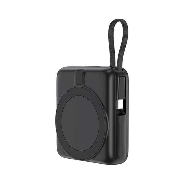 PB-4013 10.000 mAh MagSafe Powerbank - Siyah - Beyaz LED