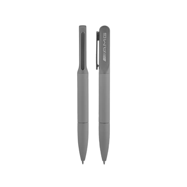 Ledli Metal Tükenmez Kalem - Gri