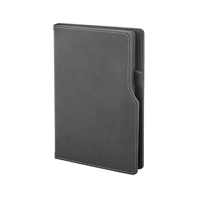 15 x 21 Termo Deri Defter (Ivory Kağıt) - Fume