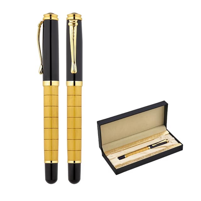 Metal Roller Kalem Seti - Gold